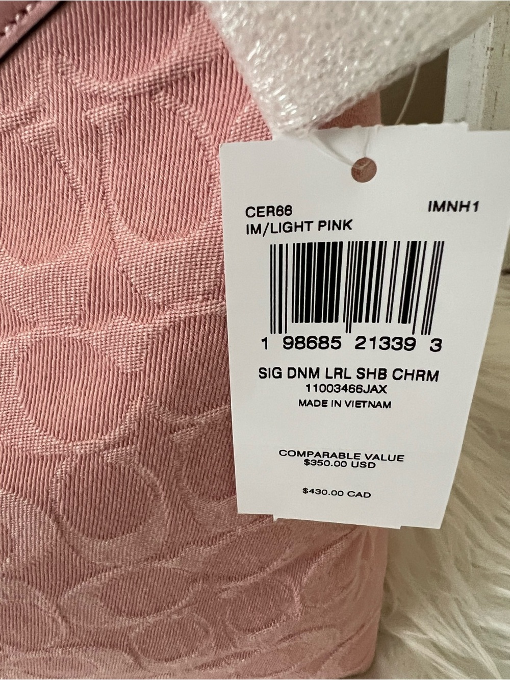 Coach Laurel in pink denim - Picture 4 of 11